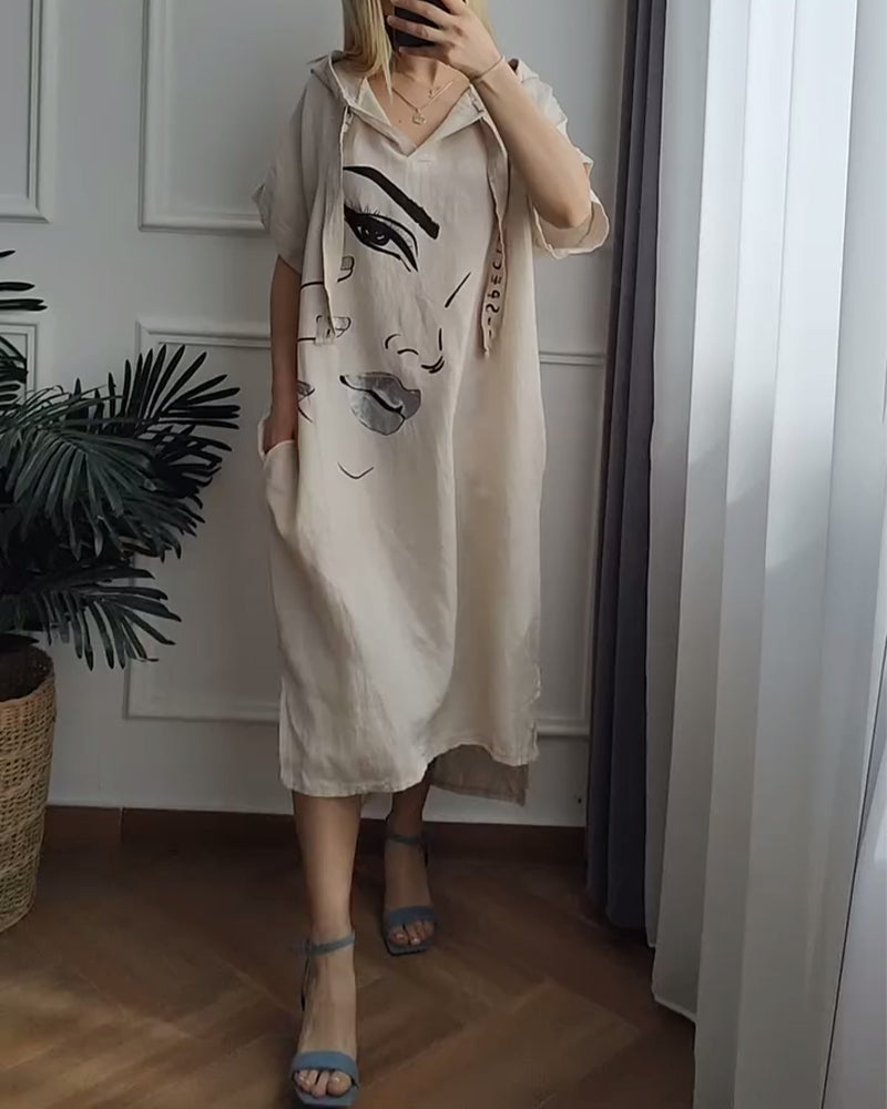 Emma™ | Lätt Sommarklänning med Tryck
