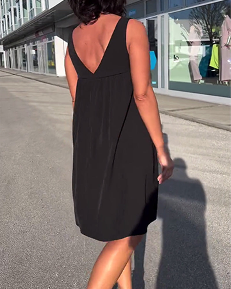 Claire™ | Ärmlös Sommarklänning