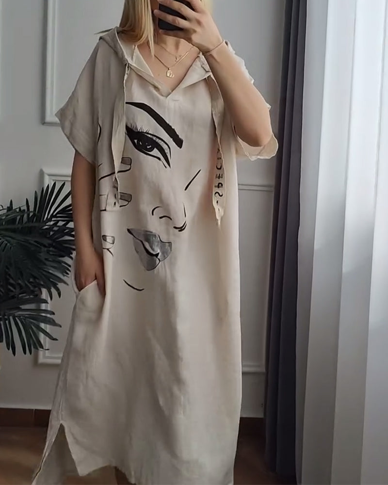 Emma™ | Lätt Sommarklänning med Tryck