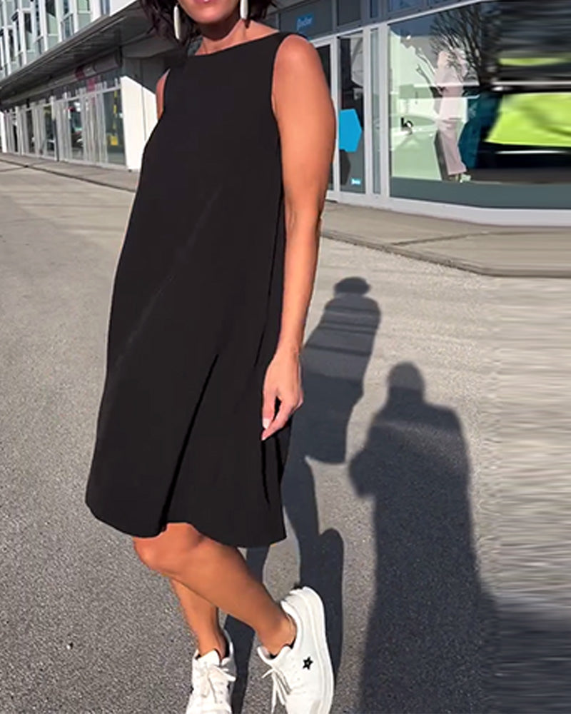 Claire™ | Ärmlös Sommarklänning