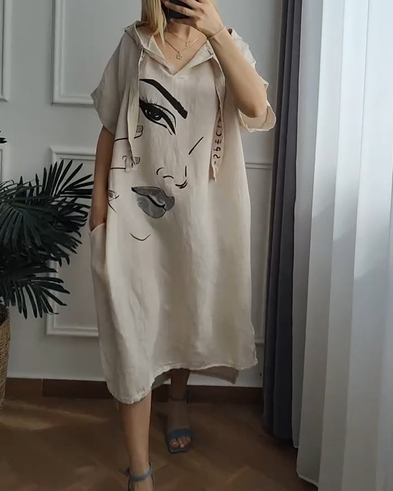 Emma™ | Lätt Sommarklänning med Tryck