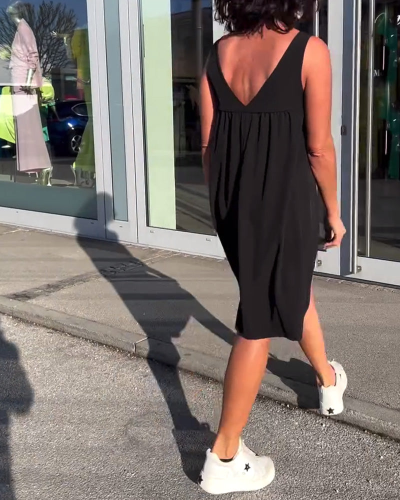 Claire™ | Ärmlös Sommarklänning