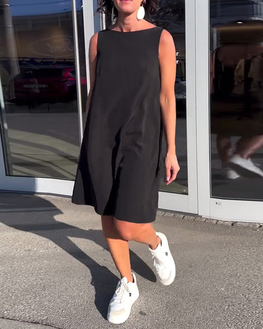 Claire™ | Ärm­lös Sommarklänning