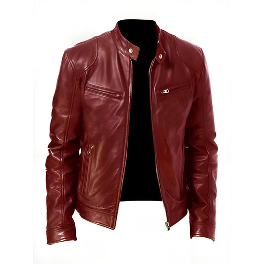Ludo™ | Casual Skinnjacka – Tidlös Stil, Tuff Elegans