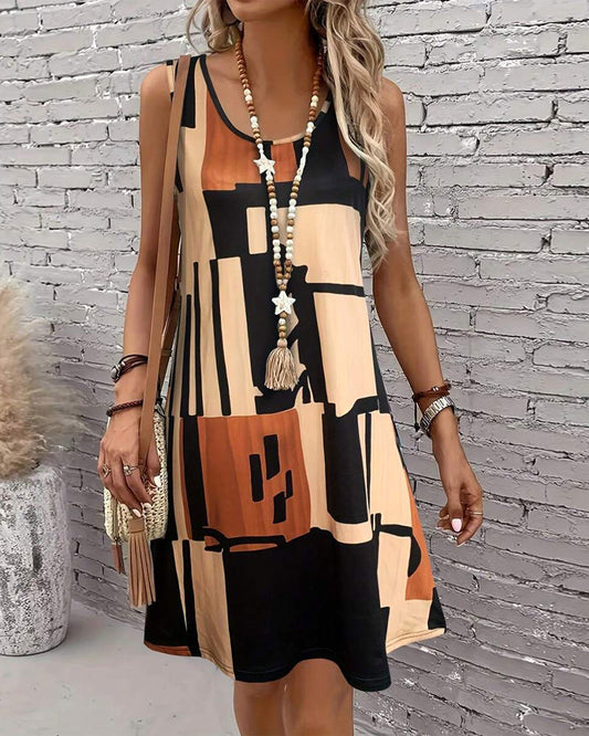Inès™ | Ärm­lös Sommarklänning